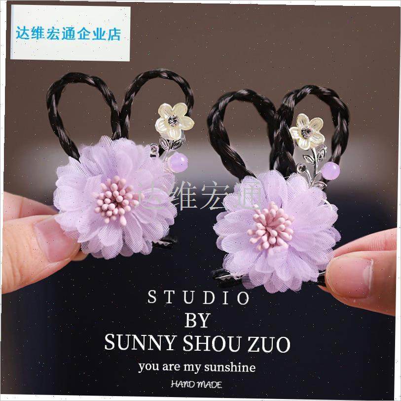 童古风古装国风公主汉q服宝宝发饰假发辫子头饰发夹立体可爱中式.,童装/婴儿装/亲子装,发饰,淘宝优惠券,粉丝福利购,淘宝优惠卷