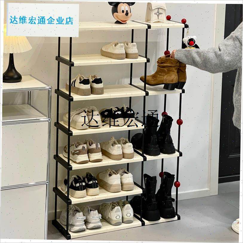 鞋架简易家用入户门宿舍大容量多E层落地防尘小型鞋子收纳神器鞋,