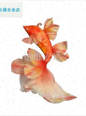 旦新年装饰氛围感锦鲤摆件手工diFy全套材料春节场景布置鱼灯笼.