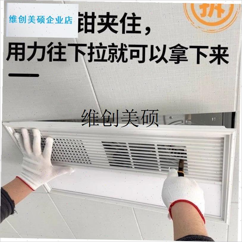 l集成吊顶浴霸面板灯双灯板片替换风暖led光源照T明灯芯板照明配