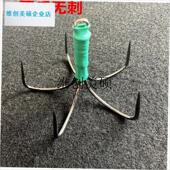 l锚钩6爪锚鱼挂鱼钩有刺六爪锚钩鱼R钩渔具加固锚钩