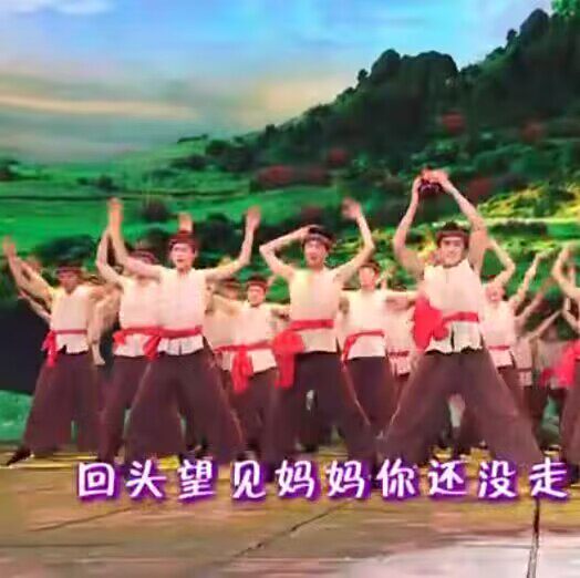 男陕北农民轿夫红高粱演出服古代平民百姓店小二阿宝舞台舞蹈服装