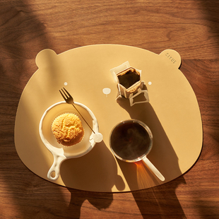 卡通硅胶餐垫高级感轻奢隔热垫家用儿童餐桌垫桌面菜垫子防烫碗垫
