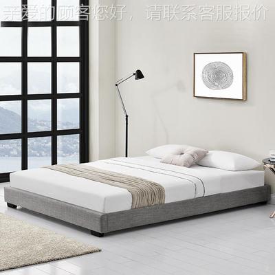 外1159A贸家具工卧室家具双无床厂头床床queen bed withoutd heab