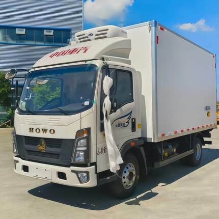 重汽豪沃冷藏车 保温车 4.2米冷藏车 小型冷藏车  蓝牌冷冻冷藏车