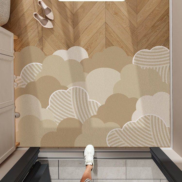 入户门地垫家用玄关蹭土脚垫可擦免洗防水地垫可裁剪防滑皮革门垫,居家布艺,家用脚垫,淘宝优惠券,粉丝福利购,淘宝优惠卷