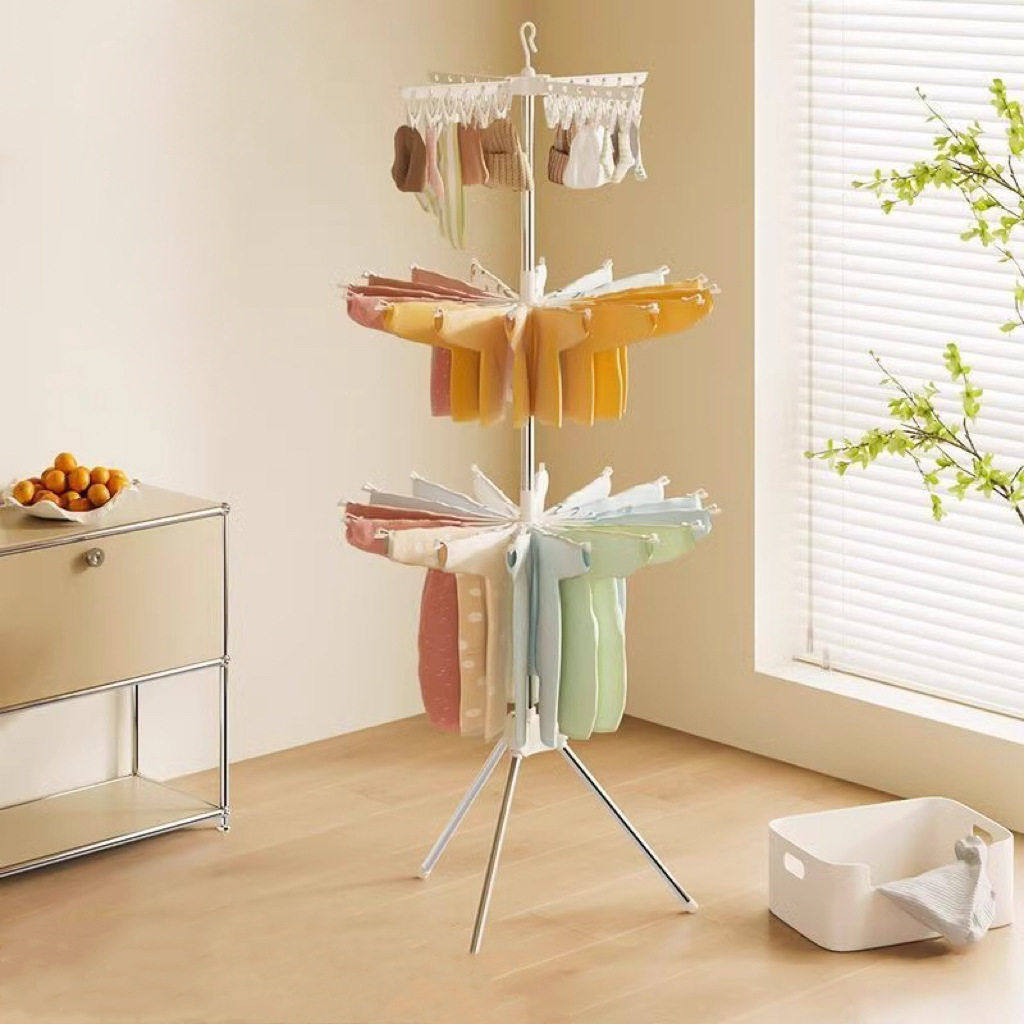 可旋转婴儿专用晾衣架家用阳台儿童多功能毛巾杆大容量折叠款,家装主材,固定式晾衣架,淘宝优惠券,粉丝福利购,淘宝优惠卷