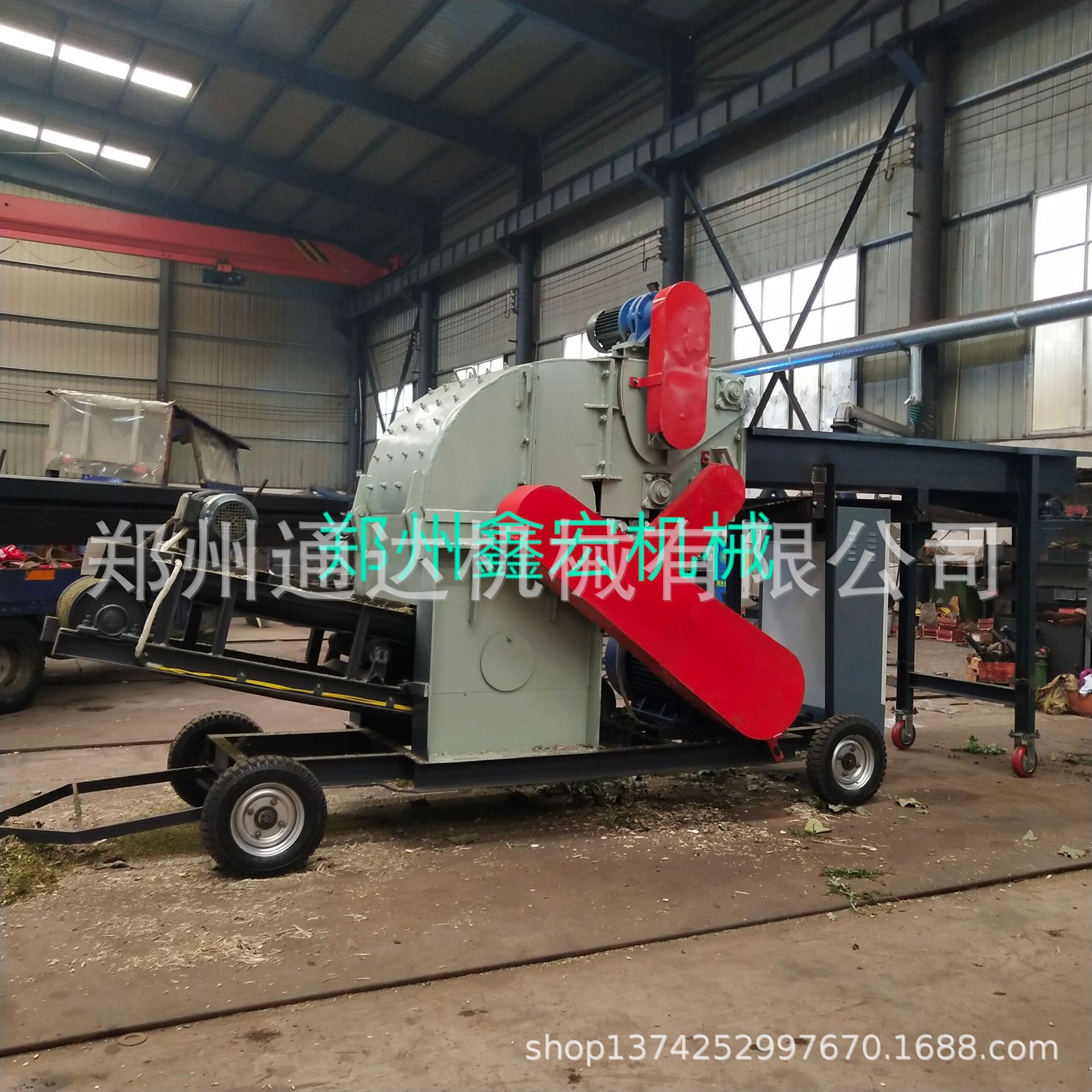 通达机械小型强制进料木材粉碎机 木板粉碎设备 树枝圆木破碎