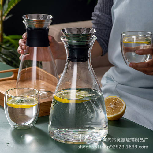丹麦风格solo冷水壶大容量玻璃凉水壶果汁壶扎