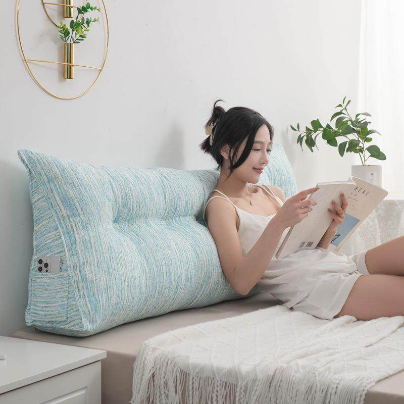 背枕腰新款棉麻三POC角大靠立体床头软靠垫护腰沙发靠可拆洗抱阅,居家布艺,抱枕被,淘宝优惠券,粉丝福利购,淘宝优惠卷