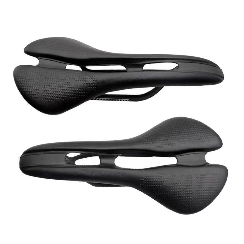 跨境自垫行量车碳纤维座垫公路鞍山地车坐轻碳纤座弹力车座零LH00