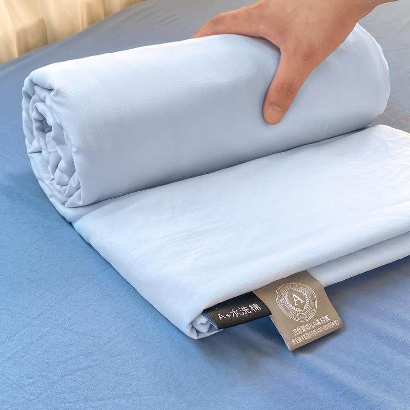 类母婴级100水色棉被套单件单4EcWS436买舍学生洗宿被罩纯简约家,床上用品,学生床品套件,淘宝优惠券,粉丝福利购,淘宝优惠卷