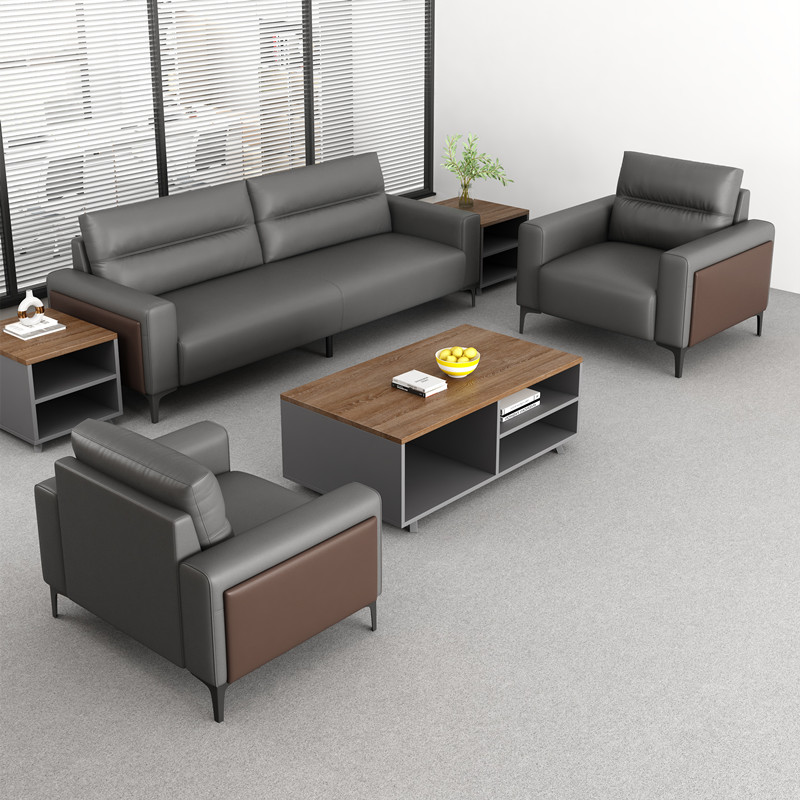 办公沙发简约现代商务接待