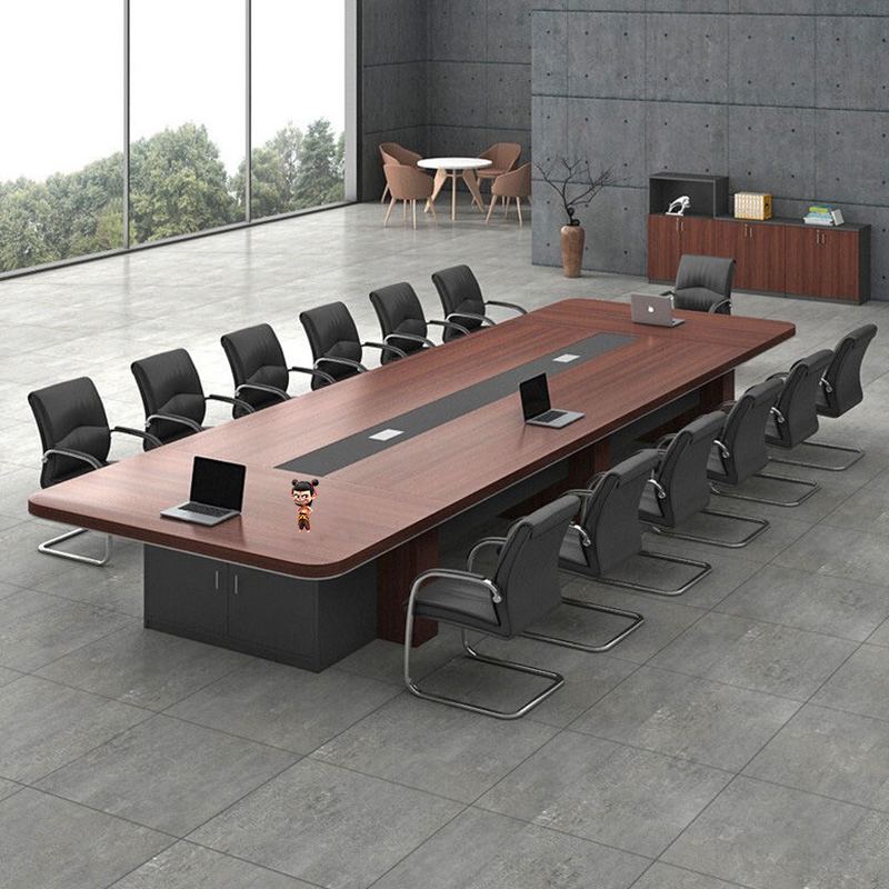 办公会议桌长桌简约现代大型员工培训桌长条桌会议室桌椅组合家具