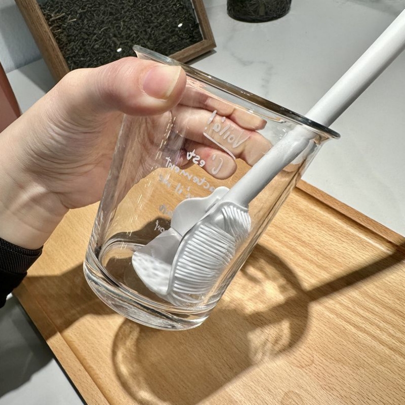 长柄奶刷杯刷可折叠奶瓶刷头无死角杯盖缝隙多功能杯子清洁神器