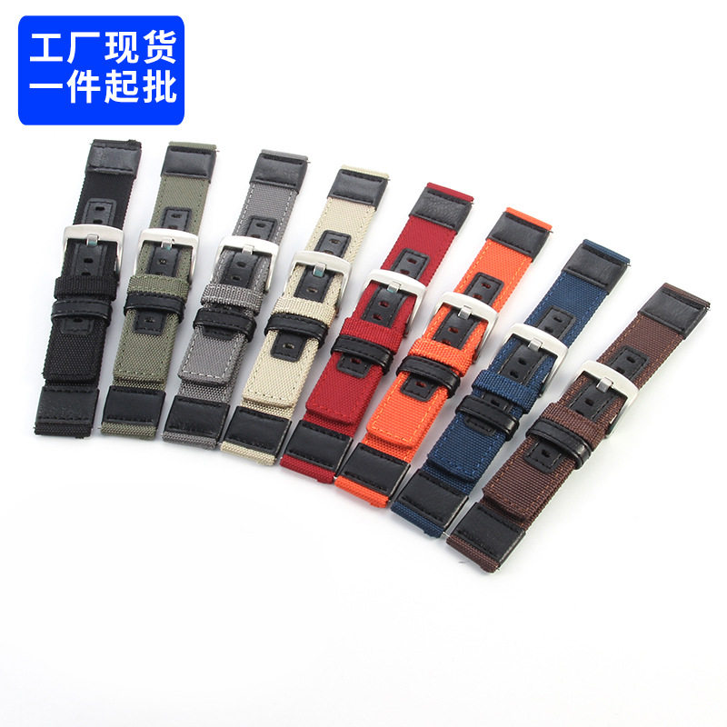 户外运动尼龙帆布表带男适用Jeep