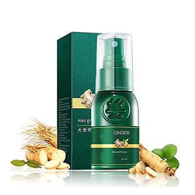 极速2 Piece Korean Ginseng Hair GrowFth Essence Spray  Ginge
