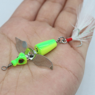 Noisy 极速Fishing Lure 36T0 Degree Bait Propeller Spinner