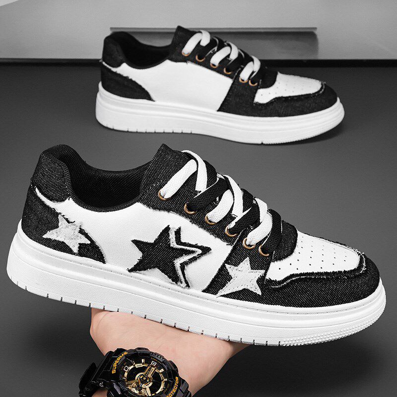 新品男鞋夏季透气潮m流百搭学生布鞋运动休闲帆布鞋青少年软底平