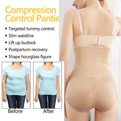 极速Women Body Shaper Tumumy Control Panties High Waist Trim