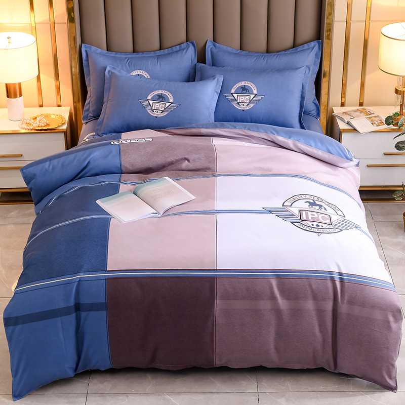 极速纯棉加厚四件套全棉磨毛单双人1.5m床学生卡通1.R8m/2.0米床