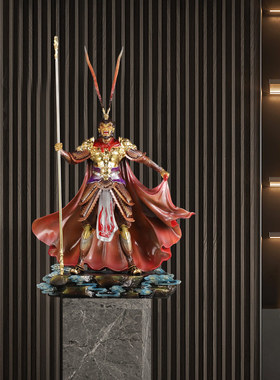 极速彩铜齐天大圣神像《不屈意志》斗战胜佛孙悟空佛Y像客厅办公
