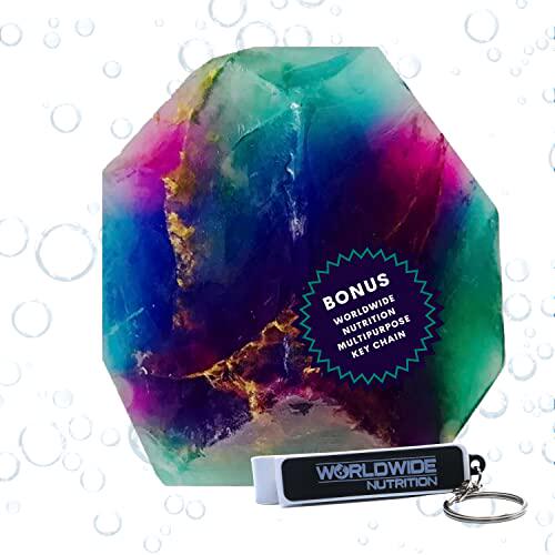 极速TS Pink Fluorite SoapRocks - BEar Soap for Bath  Body  F