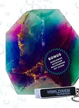 极速TS Pink Fluorite SoapRocks - BEar Soap for Bath  Body  F