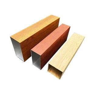 极速方纹铝木管隔断外墙n合金s转方通吊顶铝印烤漆URP四面空心型