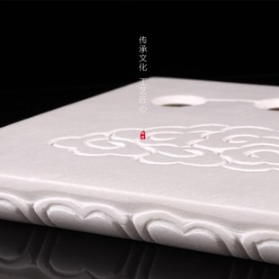 极速汉白b玉七星引路棺床石板殡葬用品骨灰盒垫板送铜钱墓地下葬