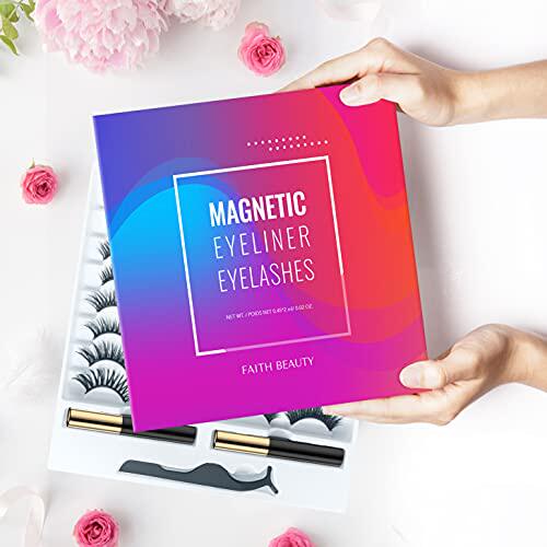 极速Magnetic Eyelashes with EyelineFr Kit  Different Styles