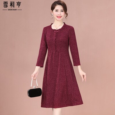 新品喜婆婆婚宴装2025新款妈妈礼服G平时可穿洋气阔太太大码百搭