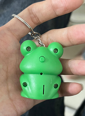 极速发光孤寡青j蛙项链吊坠创意礼品会呱呱叫送小朋友生日礼物送