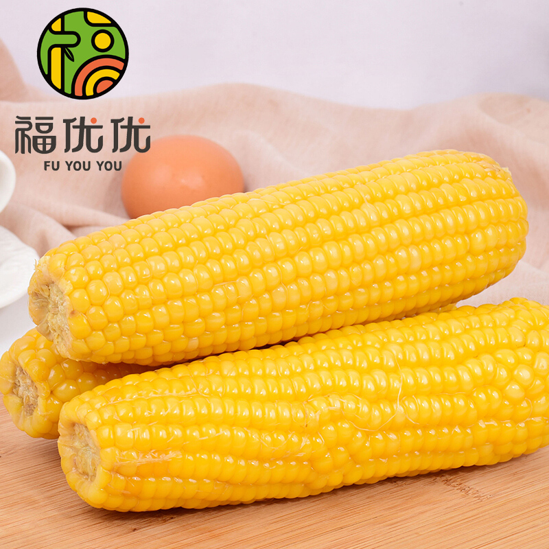 福优优黄糯玉米棒粘黏真空锁鲜包装早餐代餐粗粮苞米