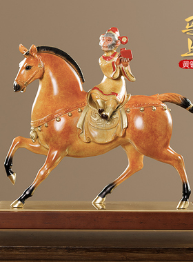 马上封侯高端铜马摆件办公室装饰工艺品公司搬迁开业乔迁贺礼礼品