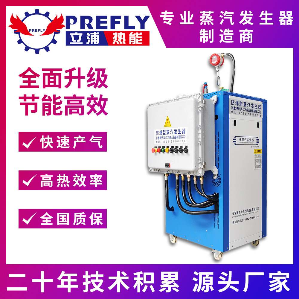 36-72kw立式防爆蒸汽发生器BT4 BT5 CT4等级化工厂隧道专用电锅炉