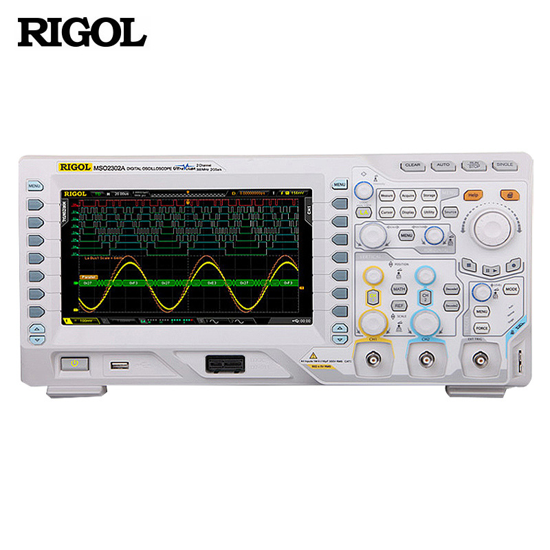 普源（RIGOL）MSO2302A-S混合信号示波器双通道300MHz 56Mpts深度