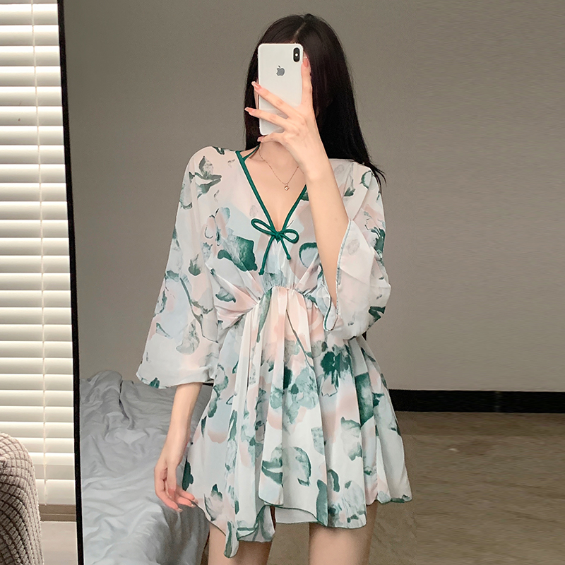 分体泳衣女保守2025新款爆款长袖三件套高级感游泳馆专用情侣泳装