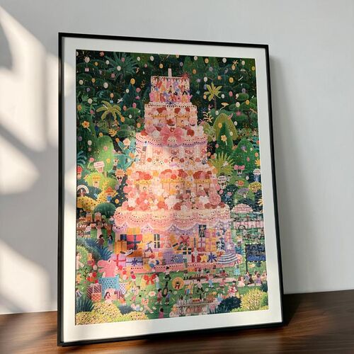 简约铝合金500片拼图相框YouthWill生日派对专用高端装裱画框挂墙