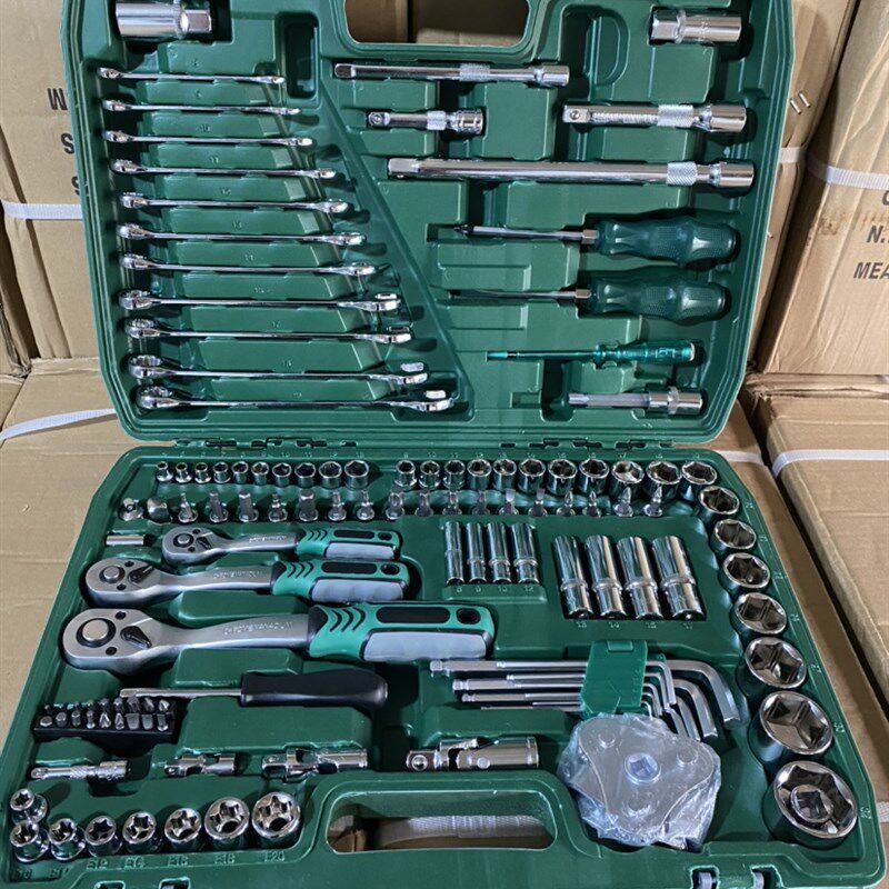 121件套72齿汽修工具套装汽车维修组套套筒扳手组合工具维修工具