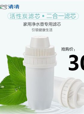 清清饮水机滤芯饮水壶饮水杯滤芯过滤器净水器直饮水净水器过滤器