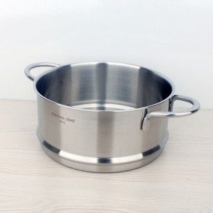 16 18 20厘米18/10不锈钢双耳蒸笼304蒸架蒸锅蒸格蒸屉出口标准款