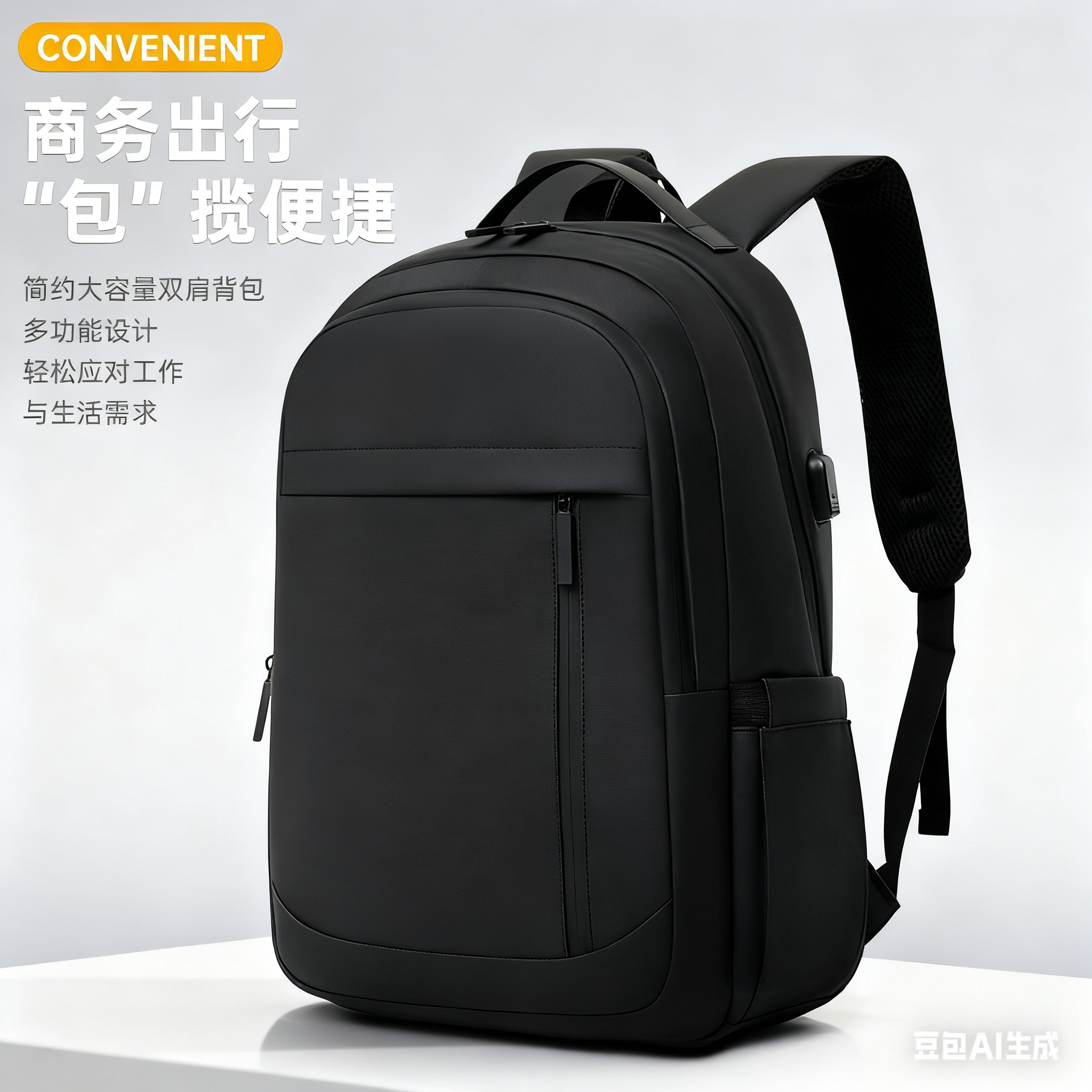 双肩包防震16寸笔记本电脑背包大容量书包女商务休闲旅行男士书包