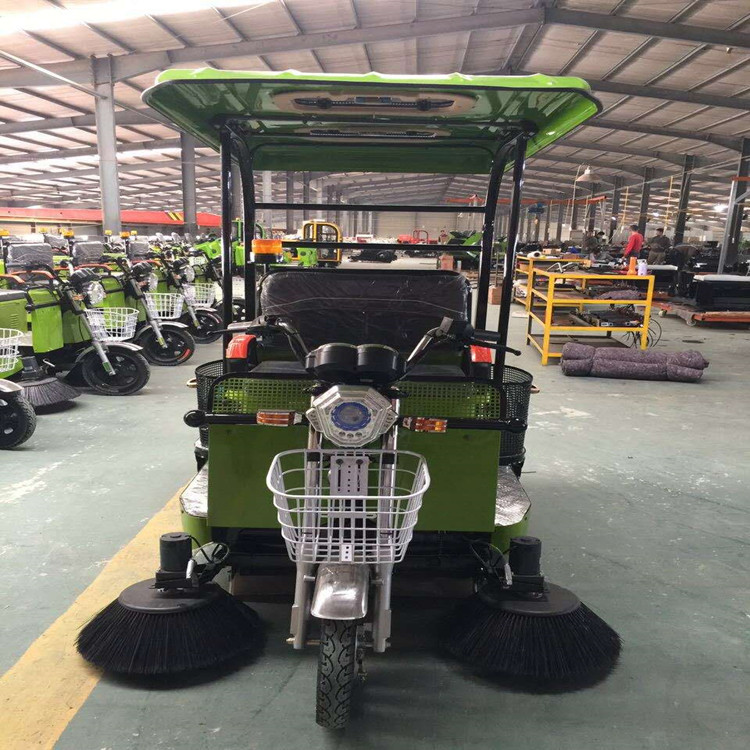 厂家直销三轮手把式遮阳款电动扫地车扫地机 小区物业道路清扫车