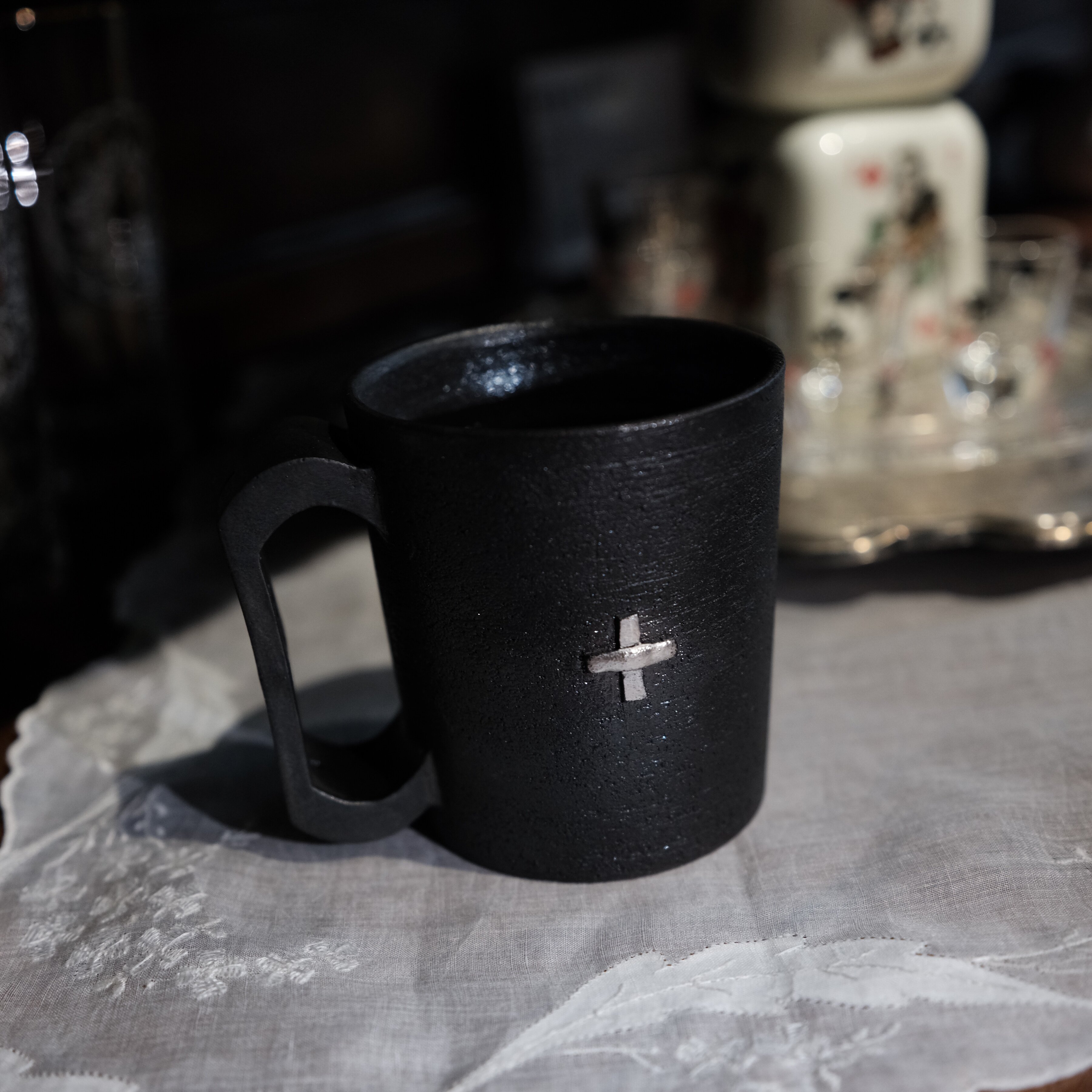 黑室陶瓷银器高级礼物手工潮流