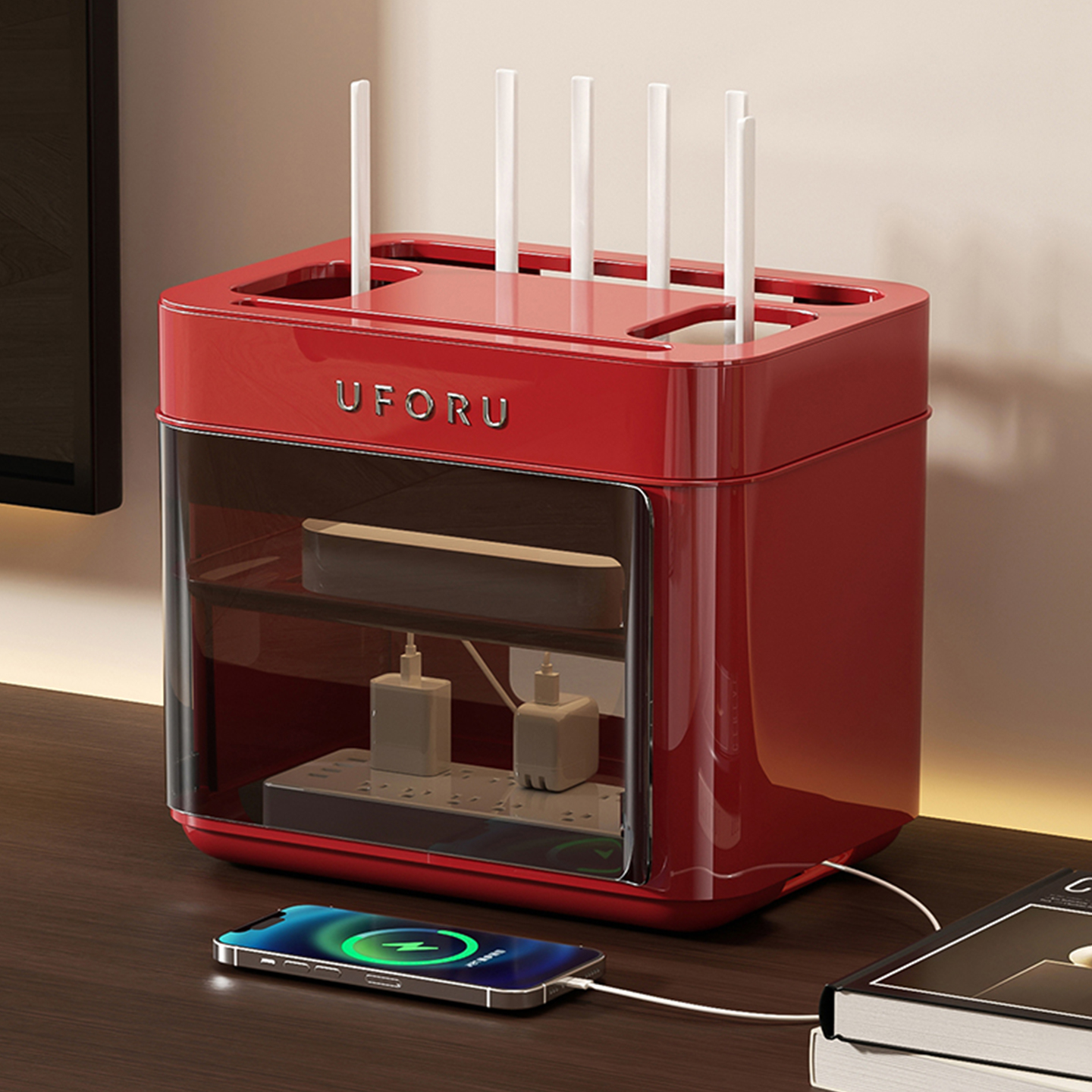 wifi路由器收纳盒电视机顶盒架子