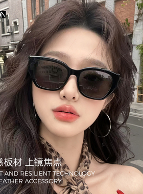 轻薄超轻墨镜女高清尼龙太阳镜