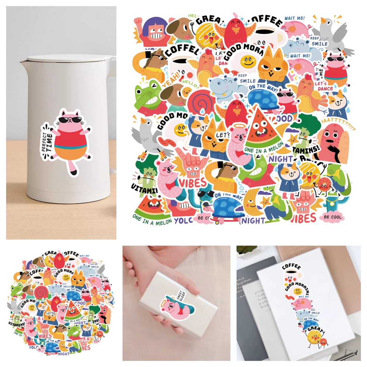 50张儿童鼓励英文卡通卡通图案