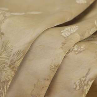 料遒劲拔植物染人提挺花面160g双色古风X200缎丝面布料汉服服装面