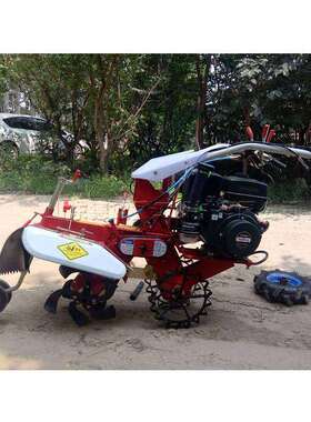 莓EGI大葱种植培土封沟机手拉启动草起垄汽油动力农田除机草旋耕